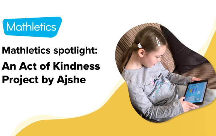 Act of Kindness Project by a Matheltics student