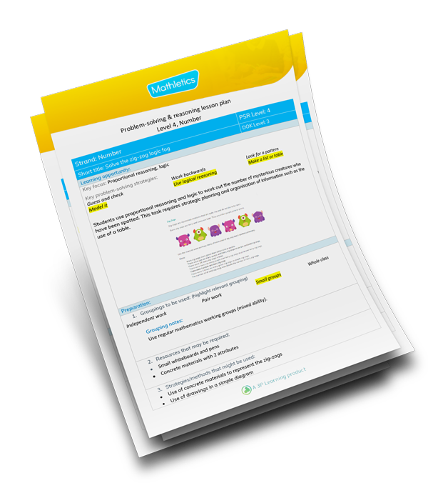 lessonplan-final Problem-Solving and Reasoning Lesson Planner